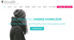 Desktop Screenshot of haningekvinnojour.se